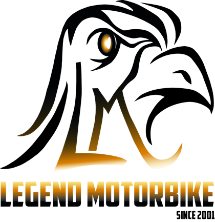 Complete official Legend Motorbike logo, since 2001